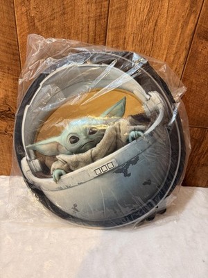 Star Wars Grogu Rucksack Baby Yoda Runde Figur Tasche Neu Mit Etikett