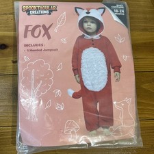 Spooktacular Creations Halloween Costume Fox, NEW - 18-24 Months Jumpsuit