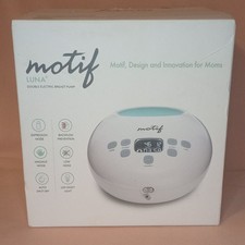 Motif Luna Double Electric Breast Pump White/Teal Closed System 24mm/28mm Set