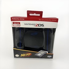 New - Blue Black Nerf Protective Armor Case Hand Grip Handle - NINTENDO 2DS