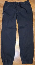Denali Jogger Stretch Drawstring Black Cargo Pants Mens Size Medium