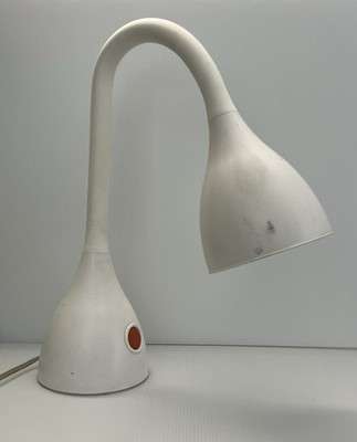 Vintage Michael Graves MCM White Goose Neck Lamp - Adjustable/Multi-Directional