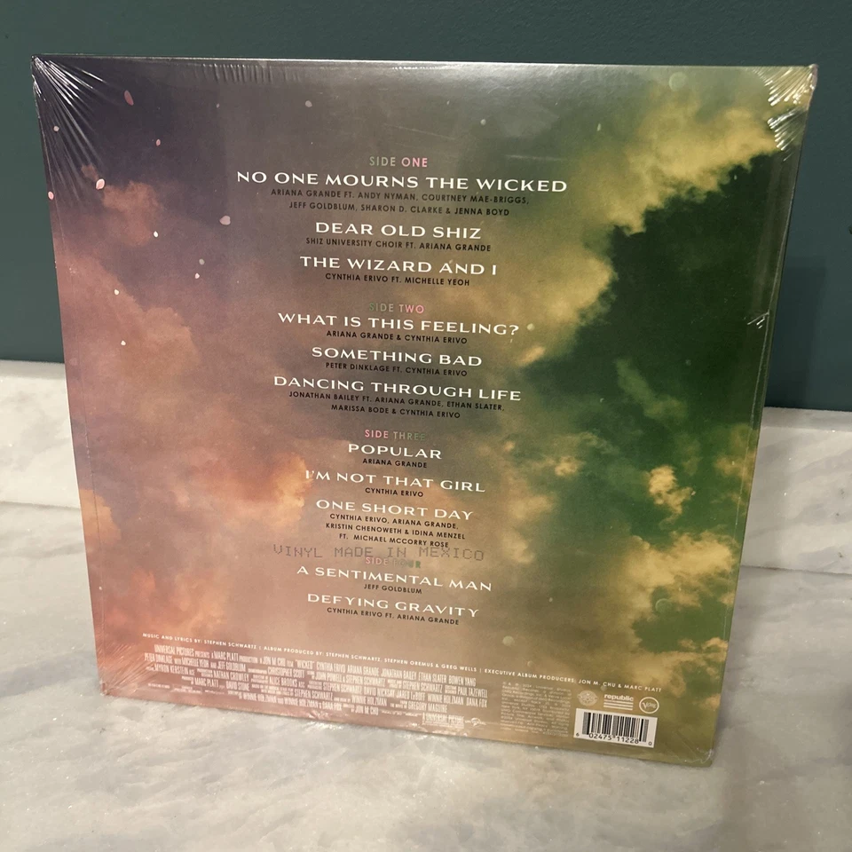 Wicked: The Soundtrack, Target Pink Green Color 2 x LP Vinyl, BRAND NEW, SEALED - Image 2 of 3