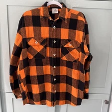 Flannel Shirt Extra Heavyweight Brawny Buffalo Plaid Long Sleeve  Rothco 4739