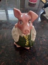 Vintage 1980?s Natwest Pig Money Box, ANNABEL Piggy Bank, Original stopper.