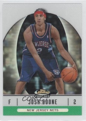 2006-07 Topps Finest Rookie Green Refractor 13/199 Josh Boone #66 Rookie RC 0v1