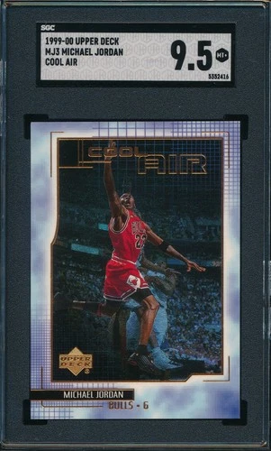 MICHAEL JORDAN 1999 UPPER DECK  COOL AIR SGC 9.5 MINT+ INSERT CARD #MJ3!
