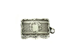 Antique Sterling Silver Vinaigrette by George Unite 1864