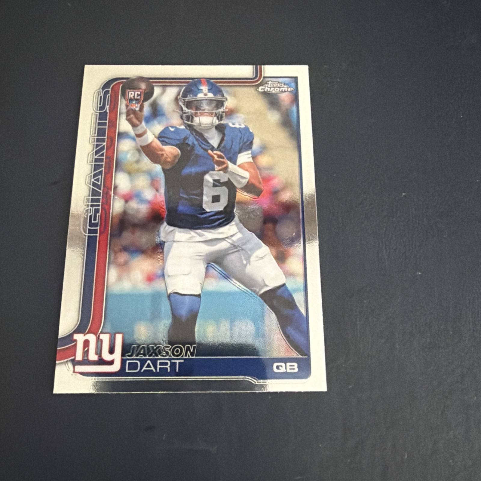 2025 Topps Chrome Jaxson Dart RC Refractor #306 Giants Rookie