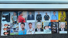 Autogrammkarten Fotos Konvolut Sport Politik Musik 16 St&uuml;ck Original signiert
