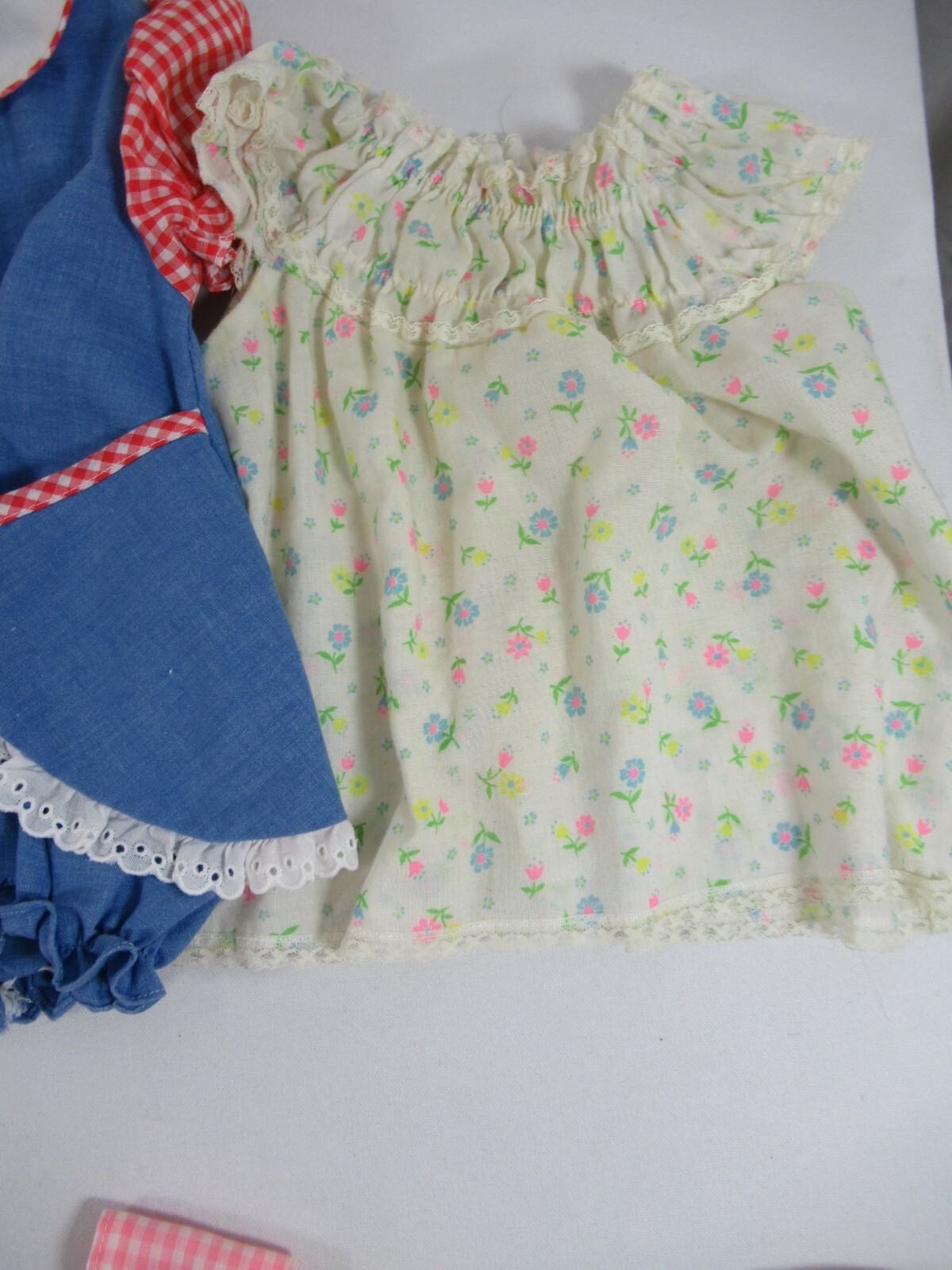 Vintage 70s Baby Toddler Girl Clothes Lot 8 Pieces Sleeper Romper eBay