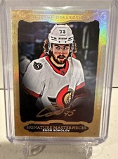2021-22 Ultimate Collection Signature Masterpieces Egor Sokolov Rookie Auto RC