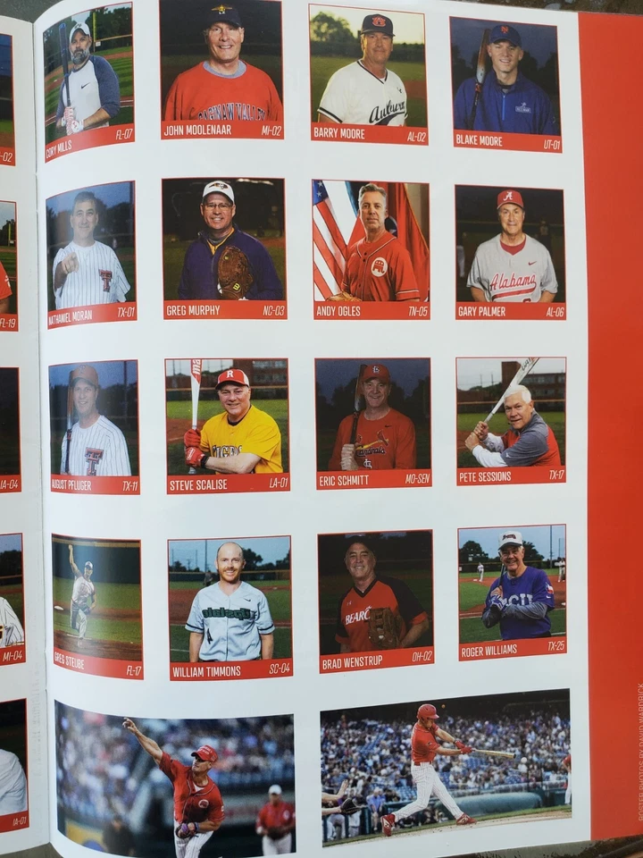 Programas de juegos benéficos de béisbol del Congreso 2024 Foto 3 de 4