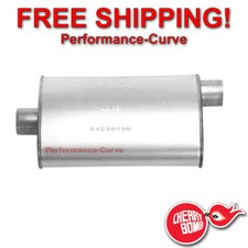 Cherry Bomb Turbo 2.25 Offset 2.25 Center Muffler Performance Exhaust - 16822