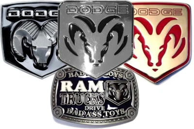 MARKENLOS Gürtelschnallen Belt Buckle Muscle car US car kompatibel mit Dodge RAM USA