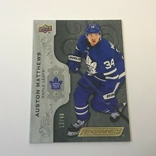 18 19 Engrained Auston Matthews 12 / 49 - Maple Leafs       ( js )