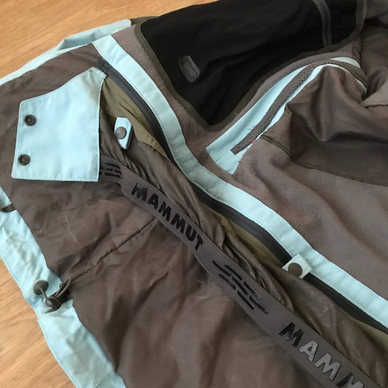 Mammut Drytech Mens Blue Ski Snowboard Winter Jacket Gem