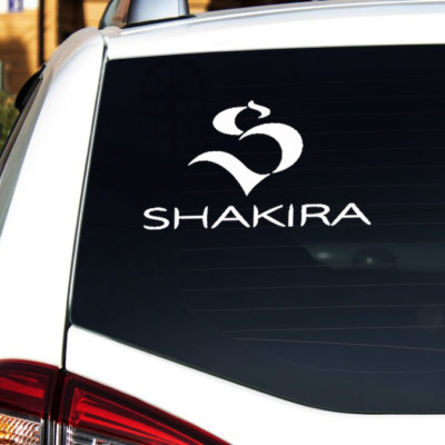 Shakira Hips Don't Lie Decal/Sticker, CHOOSE SIZE&COLOR, Band, Wall Art, Laptop