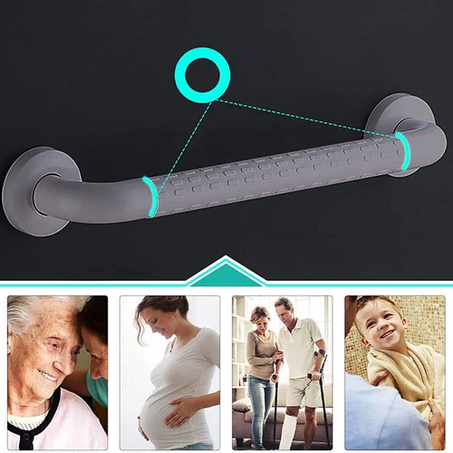 30/40/50/60CM Anti-Slip Bathroom Grab Rail Safety Handle for Elderly Disabled - Picture 4 of 16