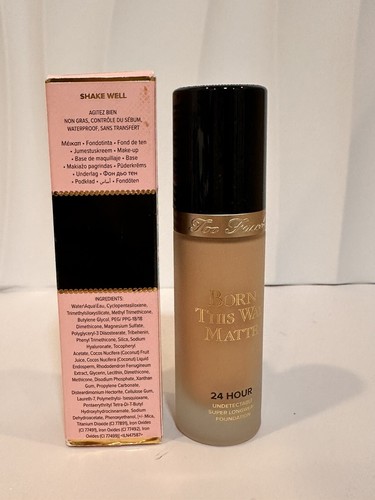 Too Faced Born This Way Longwear Matte Finish Foundation, Nude 1.0 Oz. - Picture 2 of 3