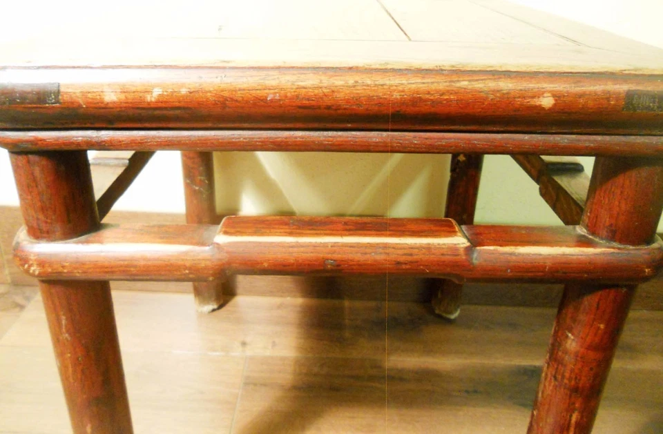 Antiguo banco de meditación chino Ming (5791), alrededor de 1800-1849 Foto 4 de 4