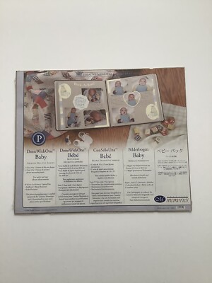 Creative Memories Done with One Baby Printed Die Cut Shapes SEALED 2004 NEW