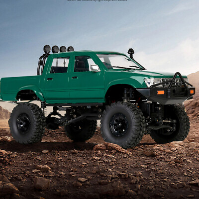 New Green 2025 Wpl Truck C64-1 New Upgrade 1:16 4x4 4WD Scale Crawler Pickup Oae