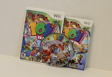 Wii 101 in 1 Party Megamix video game tested used manual box mega mix 101-in-1 c