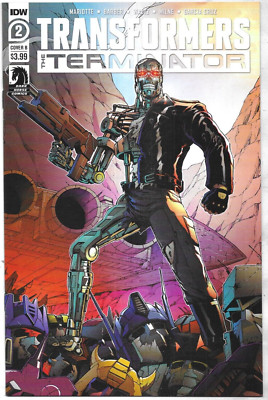Transformers vs Terminator Comic 2 First Print Cover B Coller Variant 2020 IDW