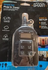 MY TOUCH SMART Indoor And Outdoor Plug In Timer. Weather Resistant. Digital.