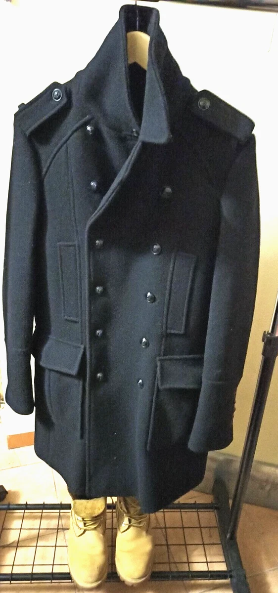 The Kooples mens wool peacoat coat | eBay