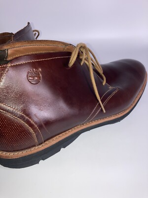 Timberland Chukka Boots Excellent Brown 11.5 Leather 