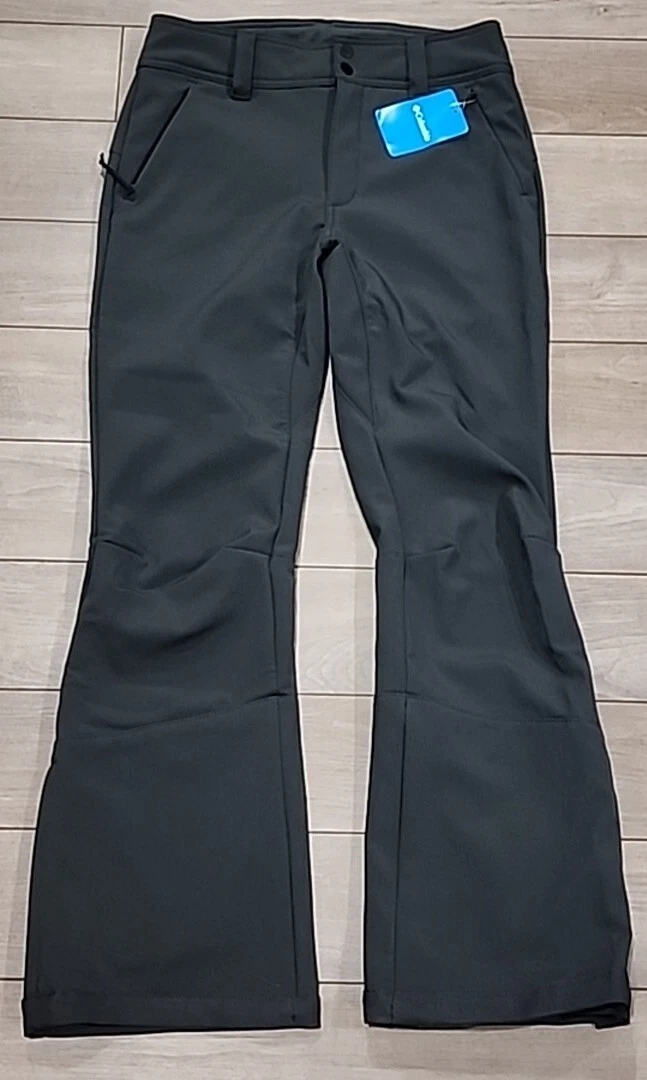 $150 NWT Columbia Womens Sz 10 Reg Roffee Ridge IV Snowboard Snow Ski Pant Gray
