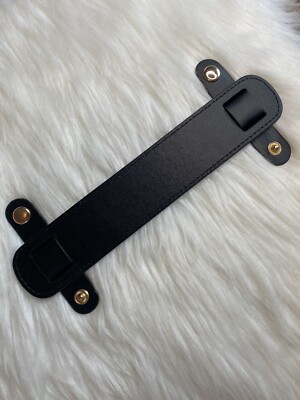 Black Leather Shoulder strap pad for Neverfull PM MM GM tote or