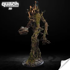TreeBeard (Ent) With Hobbits Figure, LOTR Stl File 3D Printing, Ent Stl 3D model