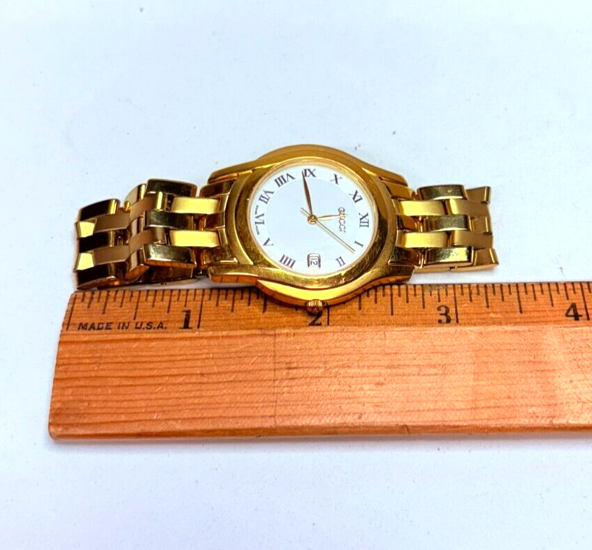 Vintage Gucci 5400 Model Stainless Steel Swiss Made Watch | eBay