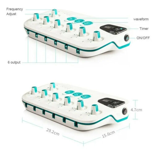 Elettrostimolatore agopuntura EMS terapia fisica macchina stimolazione agopunto - Foto 5 di 10