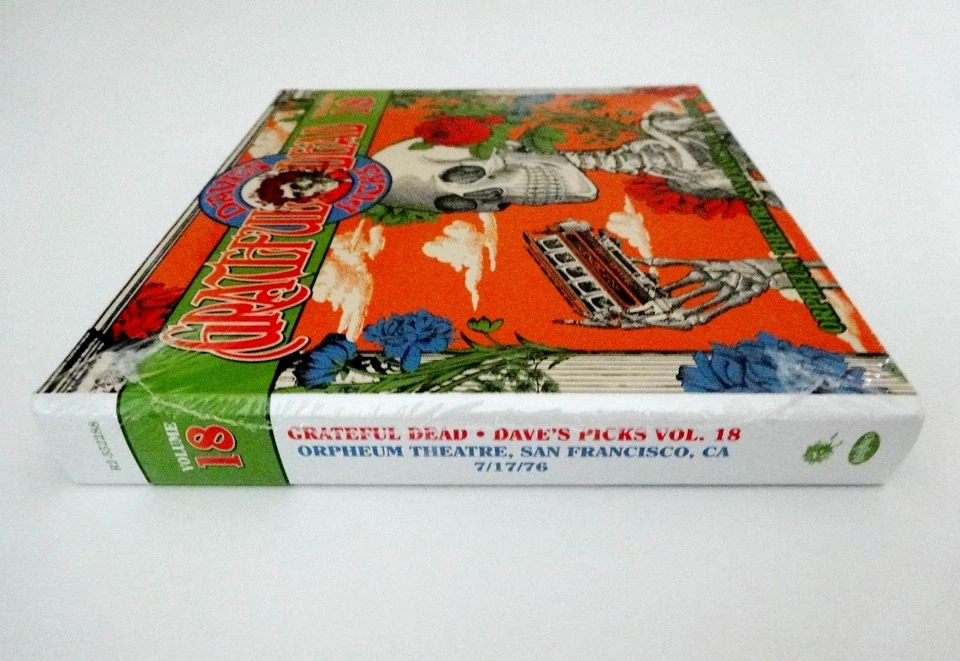 Grateful Dead Dave's Picks 18 Eighteen Orpheum San Francisco 7/17/76 1976 3 CD Foto 4 de 4