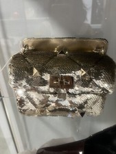 Valentino Garavani Vsling Mini Rhinestone Top-handle Bag