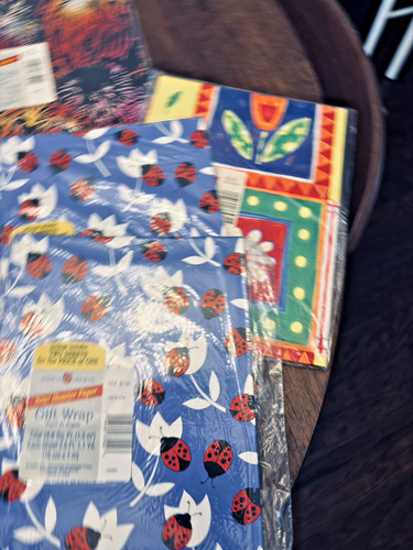 16 Vtg American Greetings Gift Wrapping Paper All Occasion New Old Stock - Picture 9 of 11