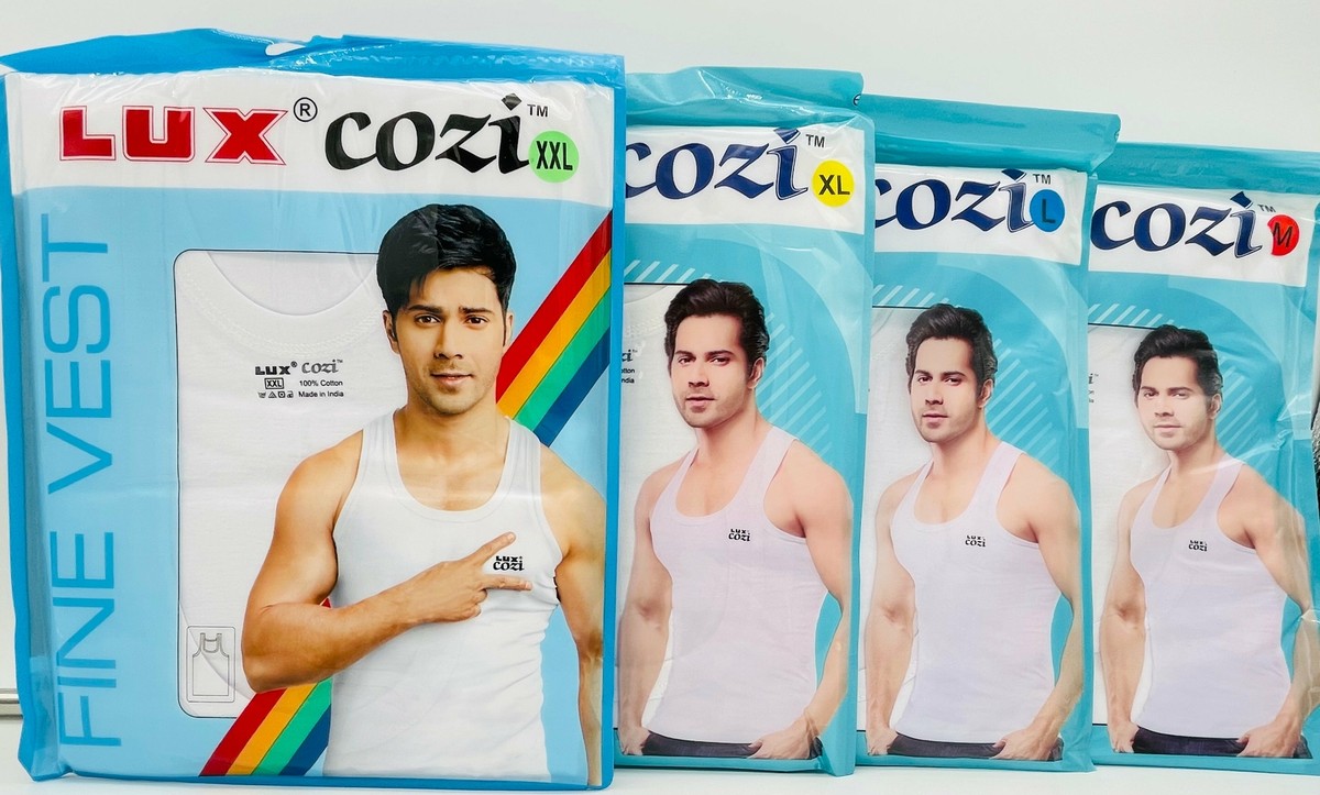 Lux Cozi Men's SOFT FINE 100% Cotton White VEST PACK 1 PC | eBay