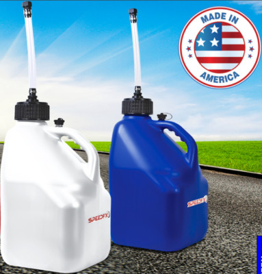 2 Pack SpeedFX Liquid Storage Container Jugs 5 Gallon Capacity Blue & White USA