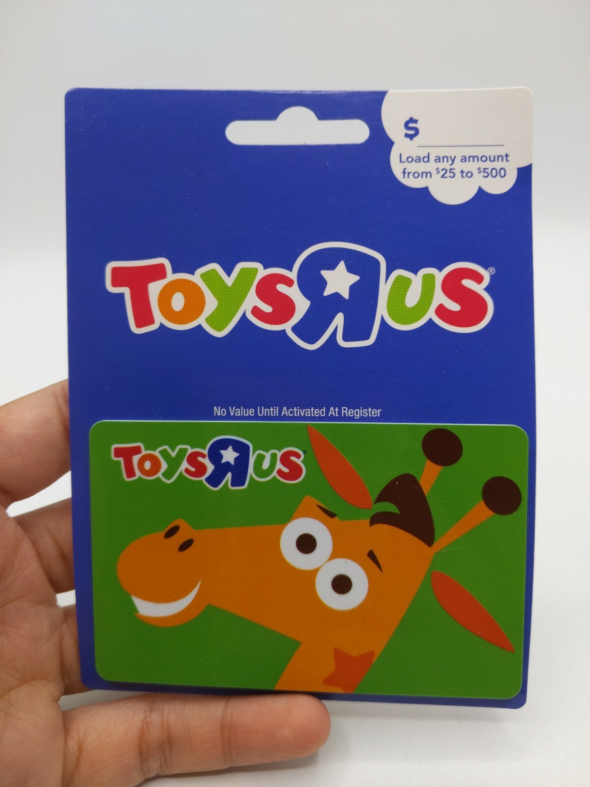 Toys R Us Gift Card Geoffrey Giraffe Collectible 