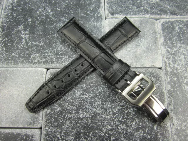 Iwc leather strap deployment buckle store