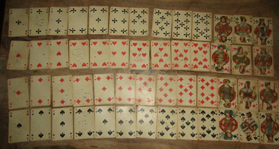 Jeu De 52 Cartes Allemand Ancien - Altenburg - Luftfahrerdank Berlin 1915