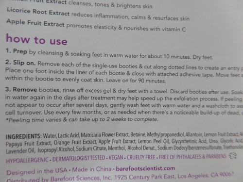 Barefoot Scientist Reboot Scientifically Advanced Exfoliating Foot Peel, 1 pair - Picture 3 of 6