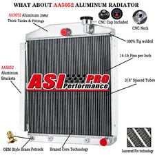 For 48-1954 Chevrolet Gmc Truck Pickup 3100 3600 V8 3 Row Aluminum Radiator For 48-1954 Chevrolet Gmc Truck Pickup 3100 3600 V8 3 Row Aluminum Radiator