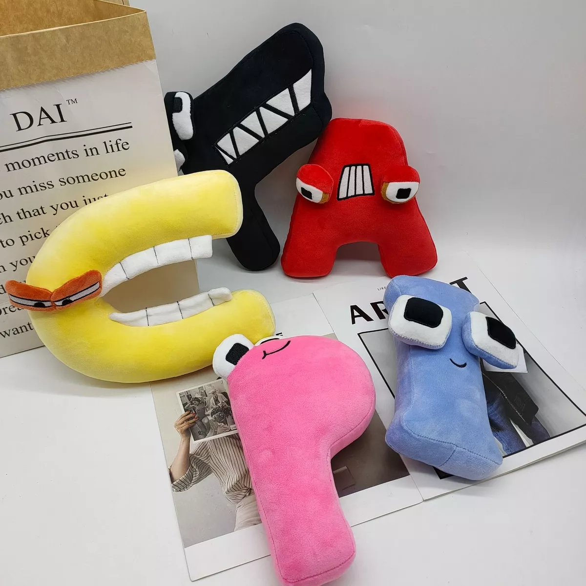 Alphabet Lore Plush,Alphabet Lore Plush Toys,Fun Stuffed Alphabet Lore  Plushies Suitable for Day Gifts for Kids(Number 3) 