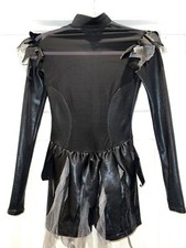 Curtain Call Black Dance Outfit Nylon CXL NWOT