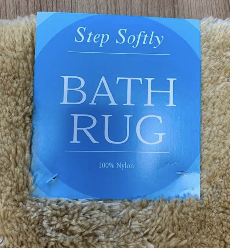 Welspun Step Softly Oval Bath Rugs Various Colors and Sizes